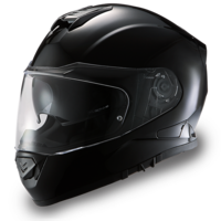 Daytona Detour Full Face Helmet Gloss Black - HolmansHelmets