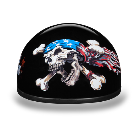 Daytona Skull Cap w/Patriot - HolmansHelmets