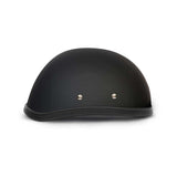 Daytona Eagle Flat Black Skull Cap Novelty Motorcycle Helmet [Medium] - HolmansHelmets
