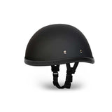 Daytona Eagle Flat Black Skull Cap Novelty Motorcycle Helmet [Medium] - HolmansHelmets