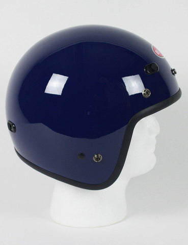 Dot Three Quarter Helmet Blue - HolmansHelmets