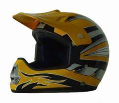 DOT ATV Yellow MX Helmet - HolmansHelmets