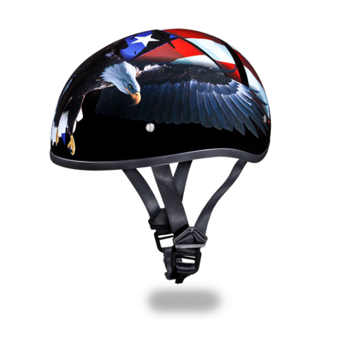 Dot Daytona Skull Cap w/Freedom - HolmansHelmets