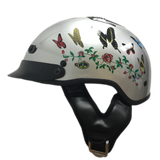 Dot Vented Butterfly Half Helmet - HolmansHelmets